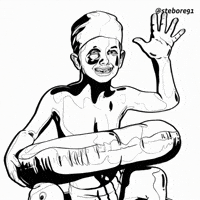 stebore91 meme hello hi weird GIF