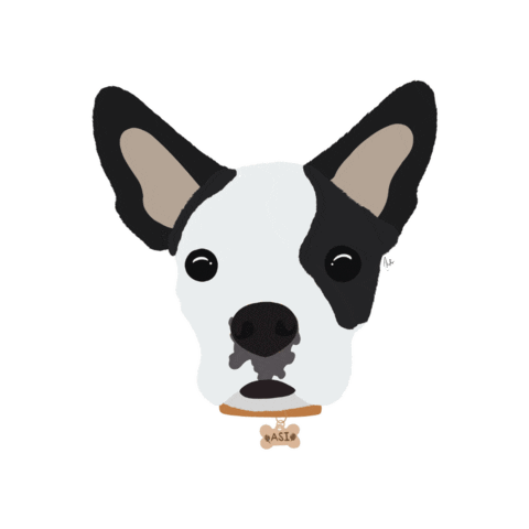 Dog Asi Sticker