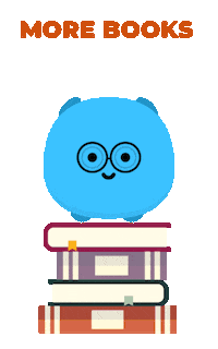 Reading Bookworm Sticker by Bookly