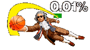 Never Tell Me The Odds Basketball Sticker