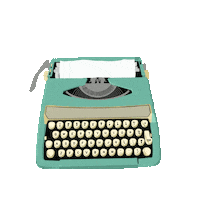 very_lindsey vintage paper writing typing Sticker