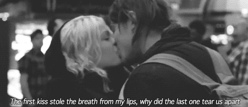 cute kiss GIF