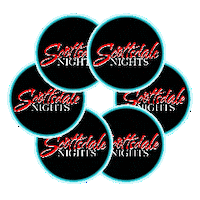 Neon Circle Sticker by Scottsdale Nights