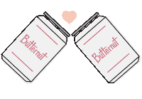 coffee hearts Sticker by Butternut Wine