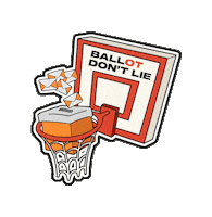 Ballot Box Basketball Sticker by Democratic Governors