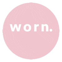 Officiallyworn worn officiallyworn Sticker