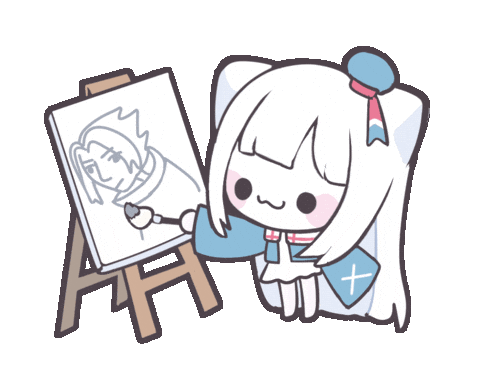 Paint Chibi Sticker