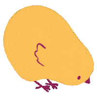 Bird Eating Sticker by Miss Jotun