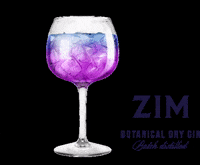ZimDestilaria gin zim gin colorido gin que muda de cor GIF