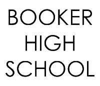 purple and gold Sticker by Booker High School