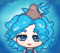 anori_sweeda anime pixel talking vtuber GIF