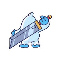 Cloud Yeti Sticker by The Yetee