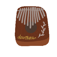 Kalimba Mbira Sticker