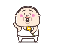 Old Man Charming Sticker