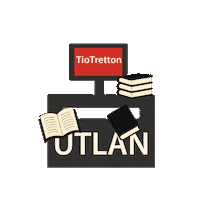 tiotretton books library tiotretton Sticker