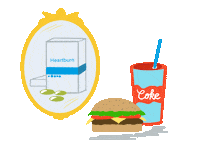 Fast Food Health Sticker by sternundberg