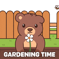 Teddy Bear Flower GIF by BEARISH