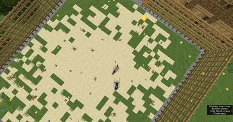 阴影演示 (一头驴被击中,然后传送到两个地方)