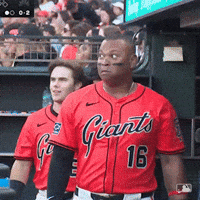 Wide Eyed Ok GIF by San Francisco Giants