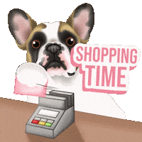 French Bulldog Shopping Sticker by zoopeez