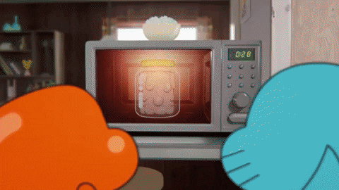 erlingkhan giphygifmaker gumball microwave kenneth GIF