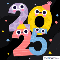 theecards happy new year new year happynewyear 2025 GIF