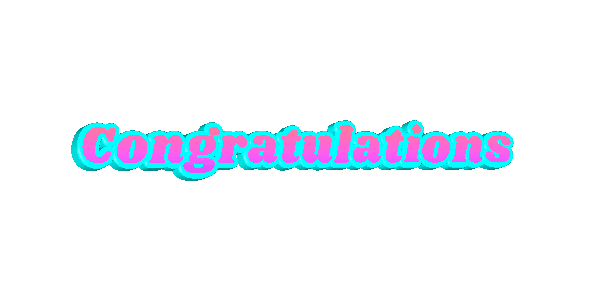 Congratulations Sticker by Mitul Kadakia