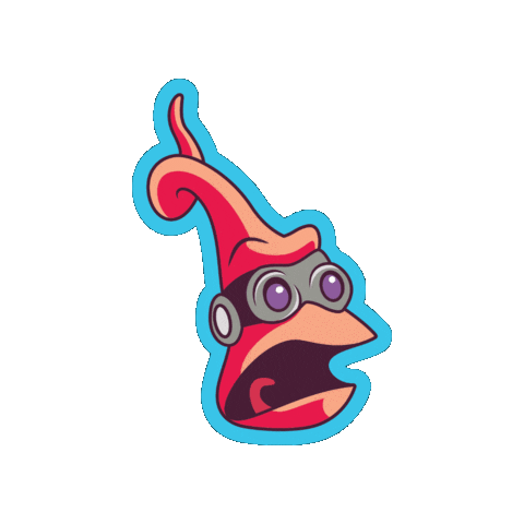 Character Worm Sticker by Wind Sun Sky Entertainment