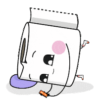 Toilet Paper Love Sticker by Paper Poo