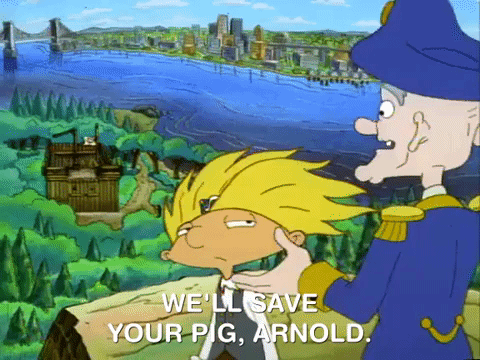 hey arnold nicksplat GIF