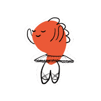 Ballet Laneway Sticker by Explore Fish Lane