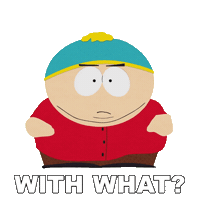 Cartman What Sticker by South Park