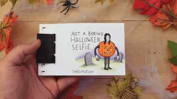 'Boring Halloween Selfie' Flipbook Has a Big Surprise