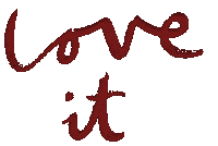 Love It Sticker by Louisa Taylor Studio