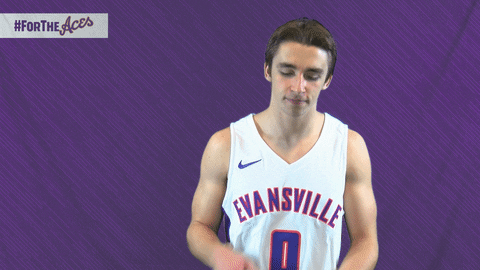 Purple Aces Evansville GIF by UE Athletics