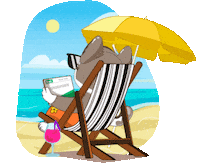 Summer Beach Sticker