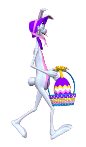 easter bunny rabbit Sticker