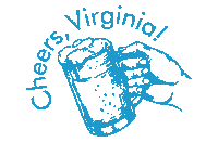 VirginiaHistory party excited celebrate beer Sticker