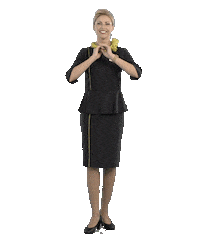 flying cabin crew Sticker by airBaltic