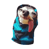 drunk tongue STICKER by imoji