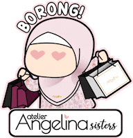Sisters Bestie Sticker by Atelier Angelina
