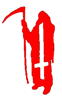 Death Reaper Sticker by CreveClothing