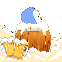 Celebration Drinking Sticker by Pudgy Penguins