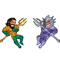 Mad Fight Sticker by Aquaman Movie