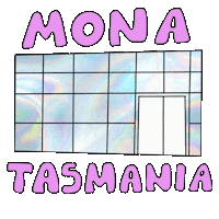 Mona Aleishaearp Sticker by Tasmania