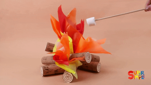 Fire Camping GIF by Super Simple