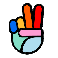 itshandsdown love wow yes friends Sticker