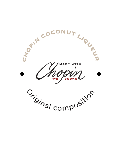 Alcohol Coconut Sticker by Chopin Vodka