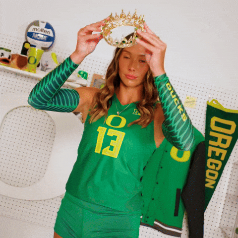 Oregon Duck Volleyball GIF by GoDucks