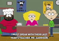mr. mackey chef GIF by South Park 